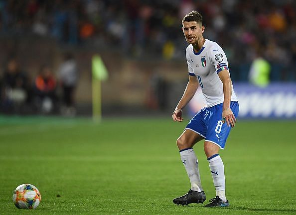 Jorginho helped Italy in neutralising Armenia's press in crucial areas.
